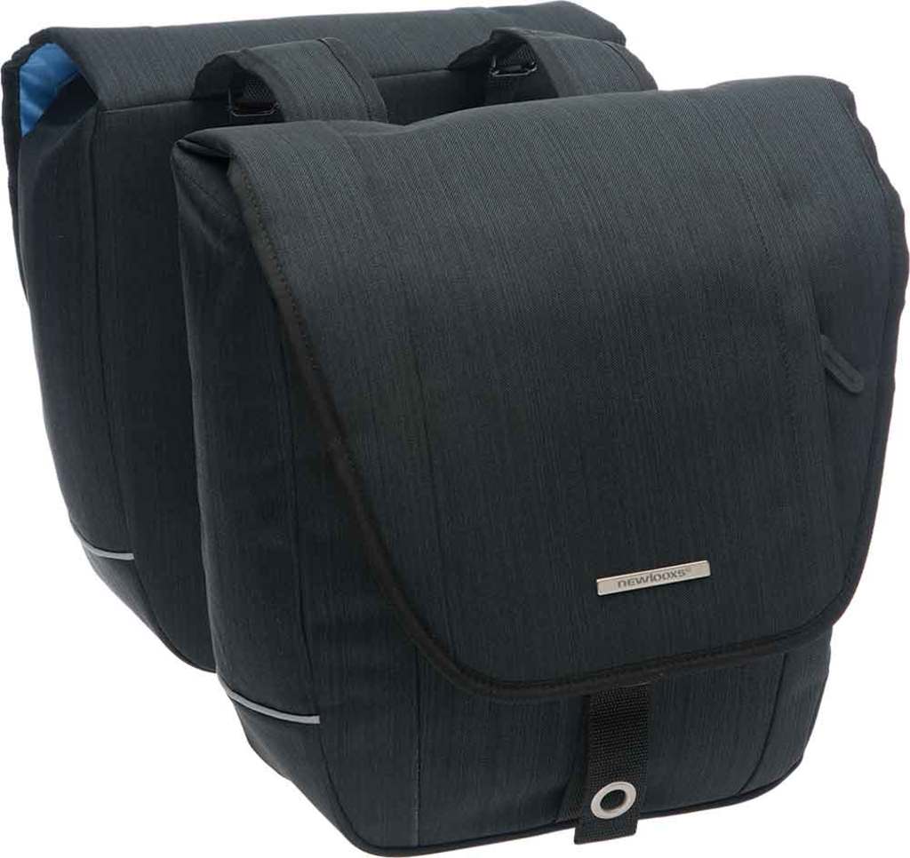 Dubbele Fietstas - New Looxs Avero - Zwart - 25 Liter Dubbele Fietstas - New Looxs Avero - Zwart - 25 Liter